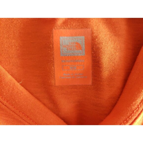 The North Face T-Shirt Men's Size Medium Orange - Picture 5 of 7